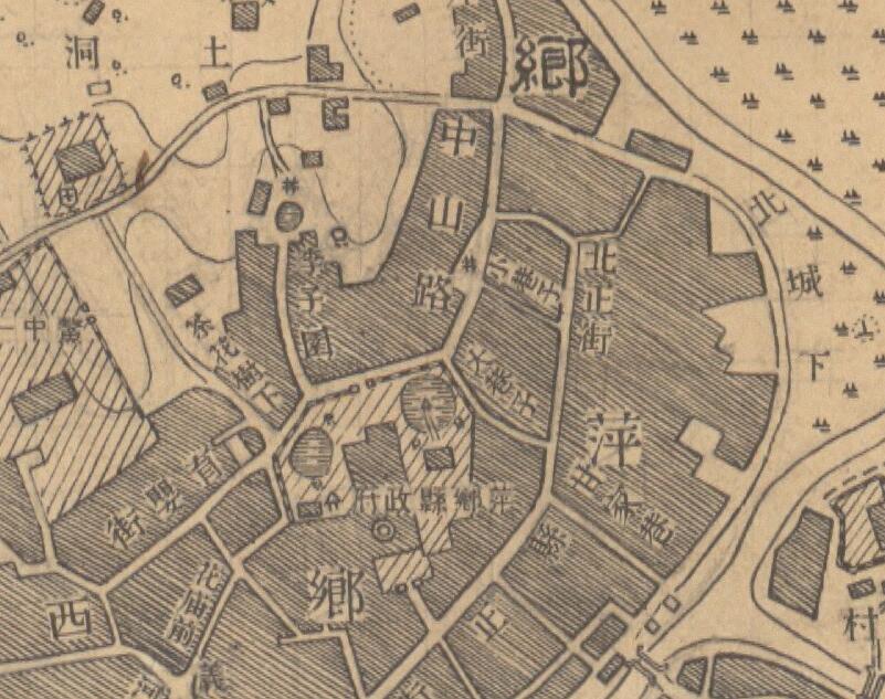 1947年《萍乡县城厢图》预览图1