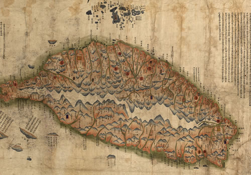 1880年《台湾前后山全图》缩略图