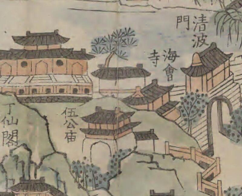 1883年《御览西湖胜景新増美景全图》预览图1
