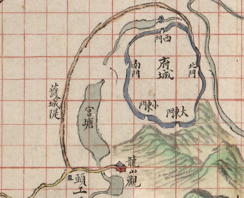 1859–1875年《钟祥县部堤十八工全图》预览图1