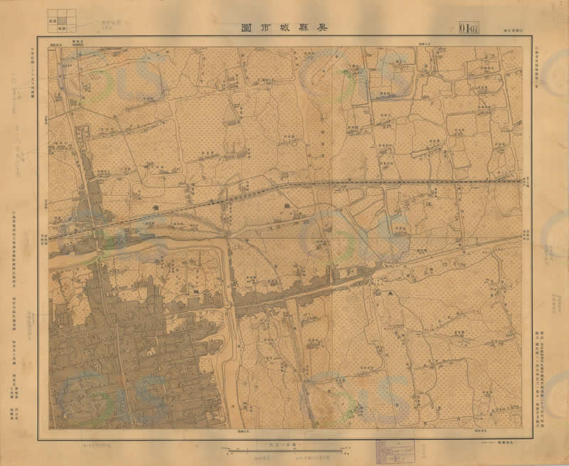 1947年苏州《吴县城市图》预览图1
