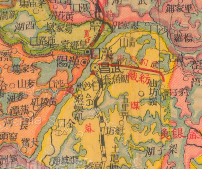 1927年《湖北明细地图》预览图1