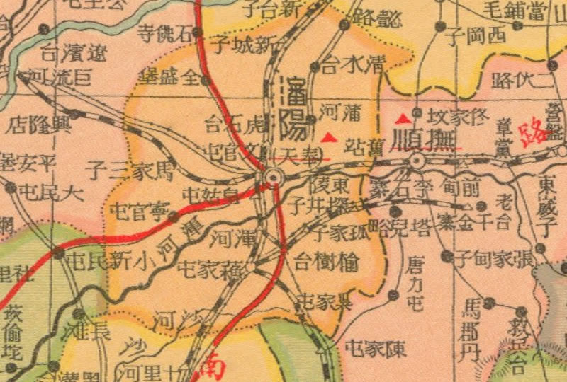 民国:《辽宁明细地图》预览图1 民国:《辽宁明细地图》预览图1