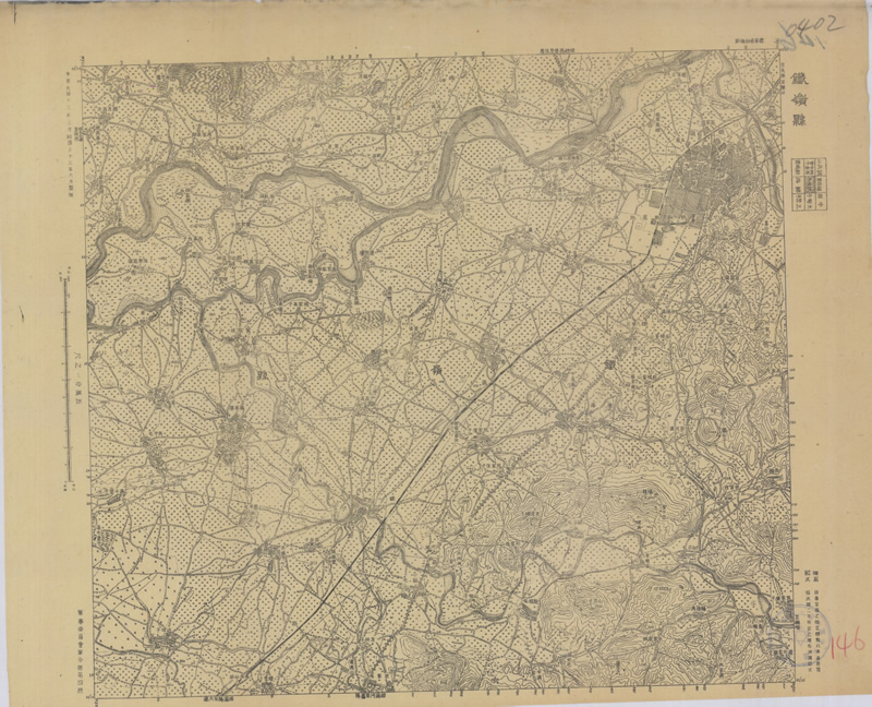 1948年《辽宁省地形图》五万分一预览图2 1948年《辽宁省地形图》五万分一预览图2