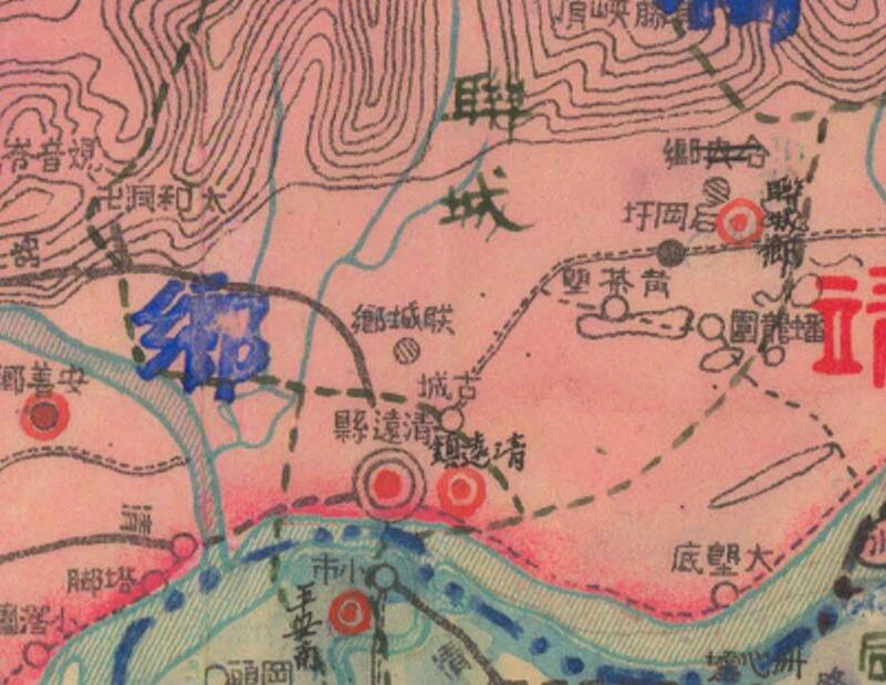 1941年广东《清远县总图》预览图3 1941年广东《清远县总图》预览图3