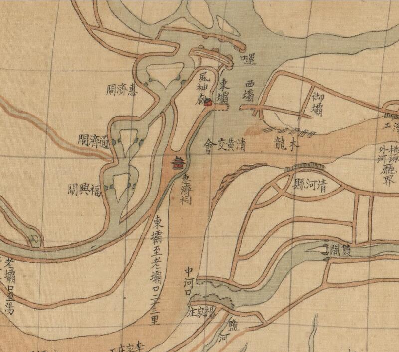 1750年《黄河南河图》预览图4 1750年《黄河南河图》预览图4