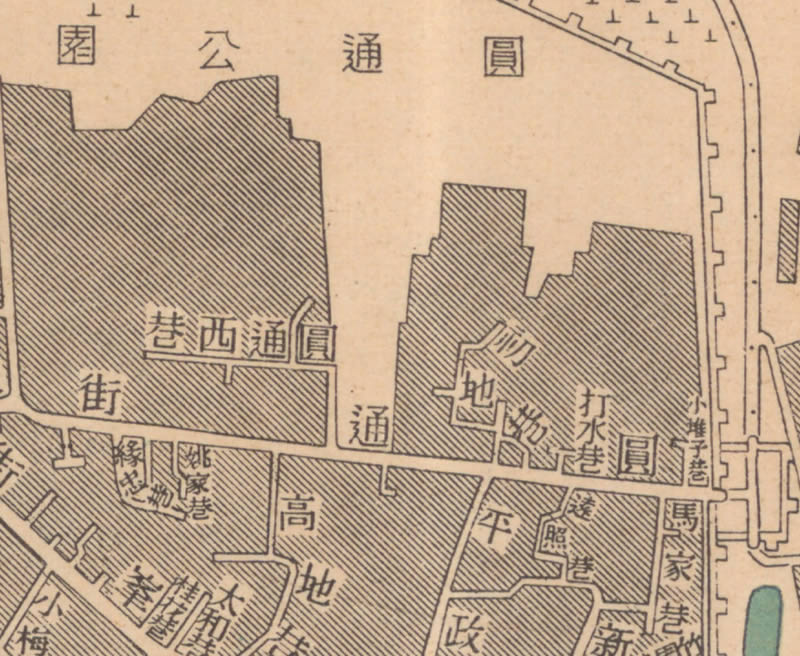 1949年《昆明市城市图》预览图3