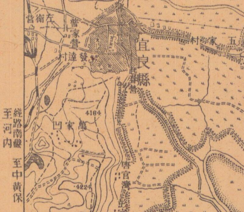1943年《云南省地形图》五万分一预览图4 1943年《云南省地形图》五万分一预览图4