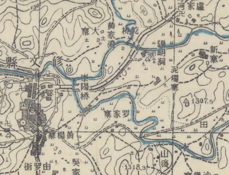 1943年《贵州省地形图》五万分一预览图4