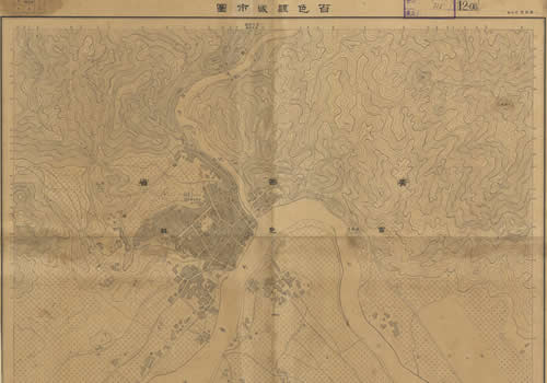 1947年广西《百色县城市图》缩略图