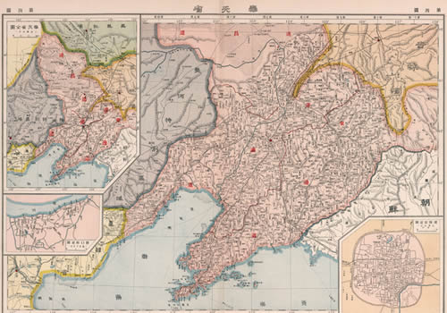 1917年辽宁《奉天省》地图