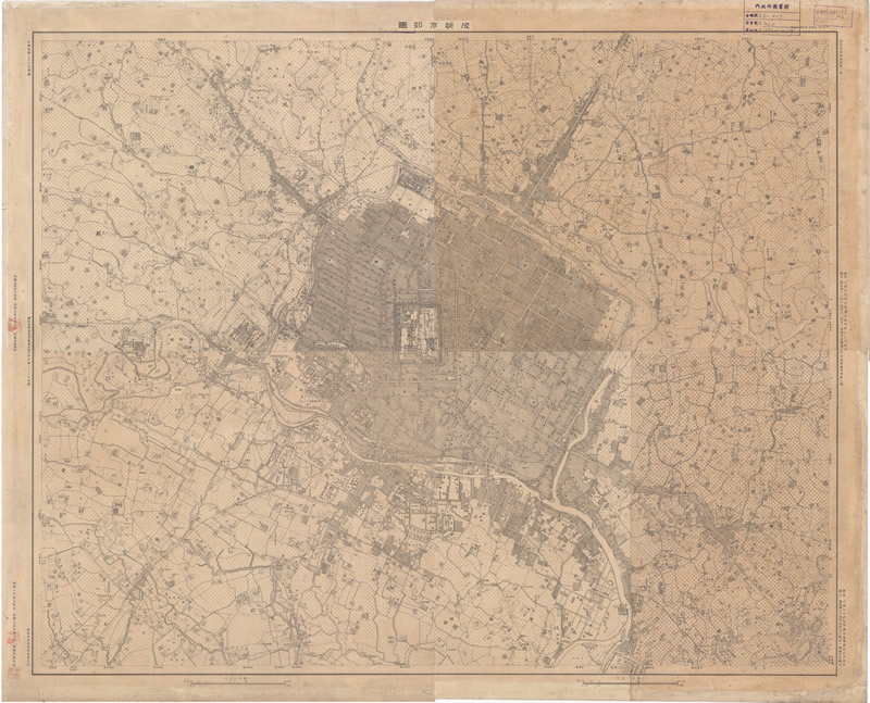 1947年《成都市郊图》预览图