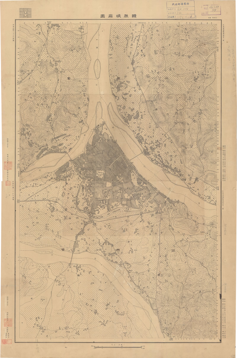 1947年《赣县城厢图》预览图