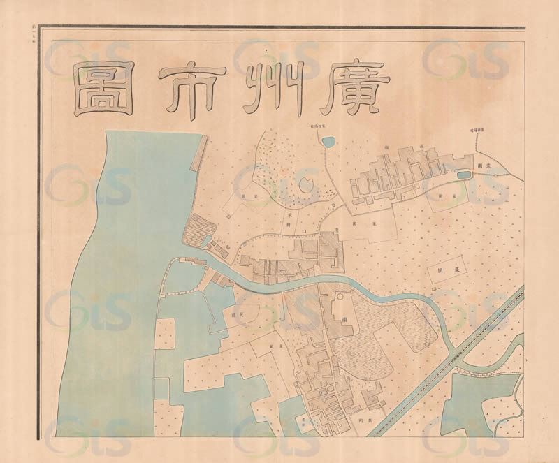 民国:三千分一《广州市图》预览图 民国:三千分一《广州市图》预览图