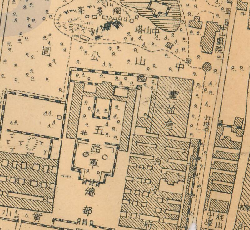 1933年《桂林街市图》预览图1 1933年《桂林街市图》预览图1