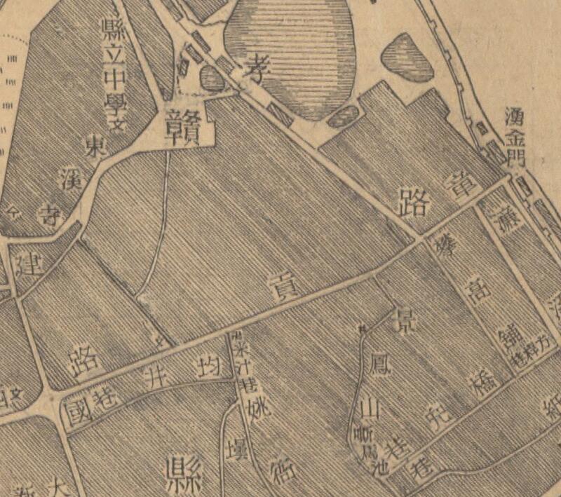 1947年《赣县城厢图》预览图1