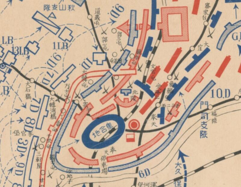 1938日军纪念《奉天大会战经过要图》预览图1 1938日军纪念《奉天大会战经过要图》预览图1