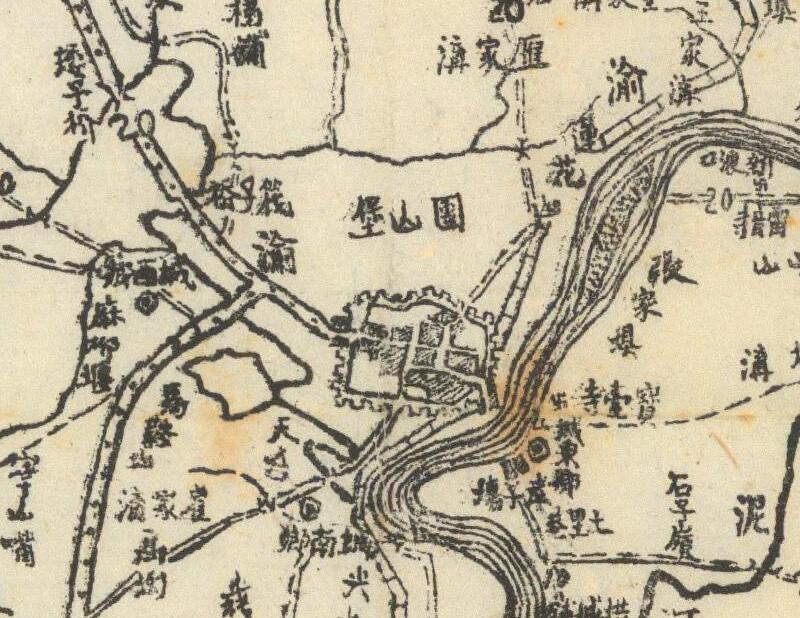 1943年《四川省资阳县地图》预览图1