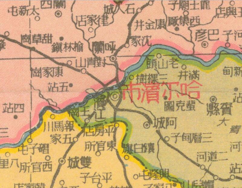1947年《东北九省行政区域图》预览图1