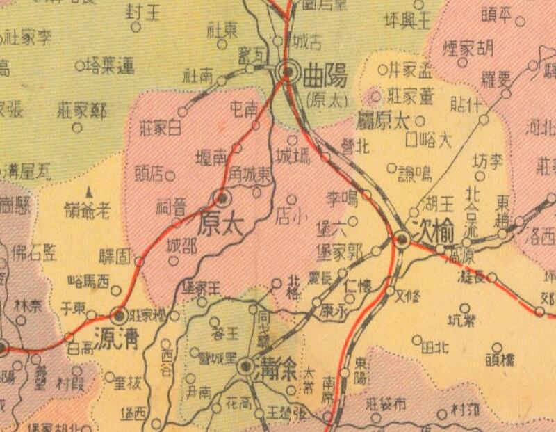 1941年《山西省明细地图》预览图1