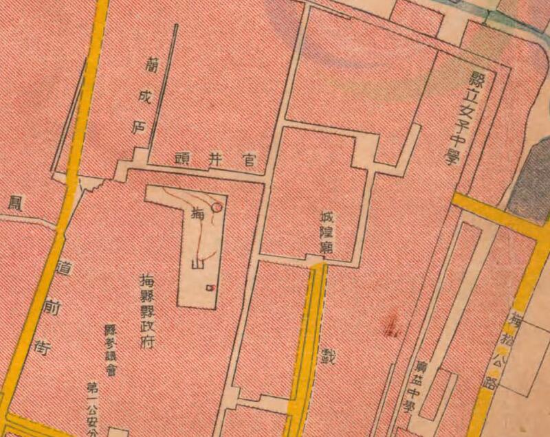 1935年广东《梅县市区全图》预览图1