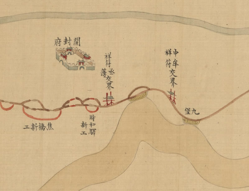 1742–1764年间《豫省黄河全图》预览图1