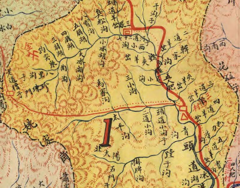 1935年吉林《临江县全图》预览图1