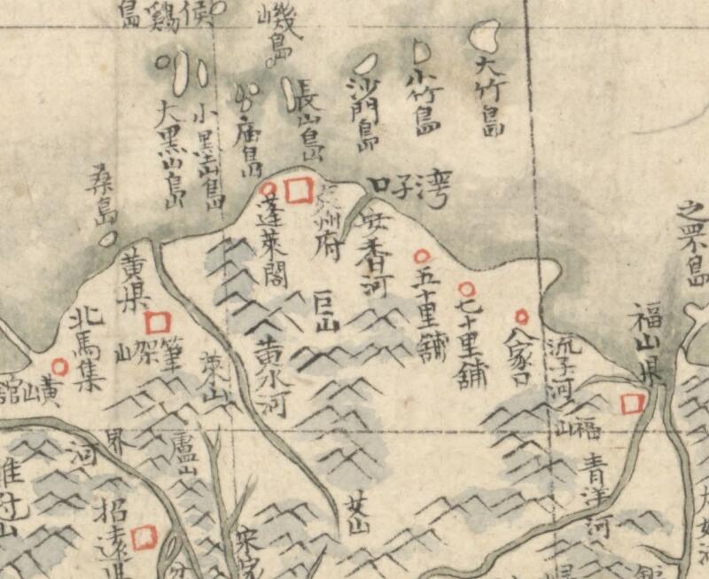 1693–1722年《山东舆图》预览图1 1693–1722年《山东舆图》预览图1