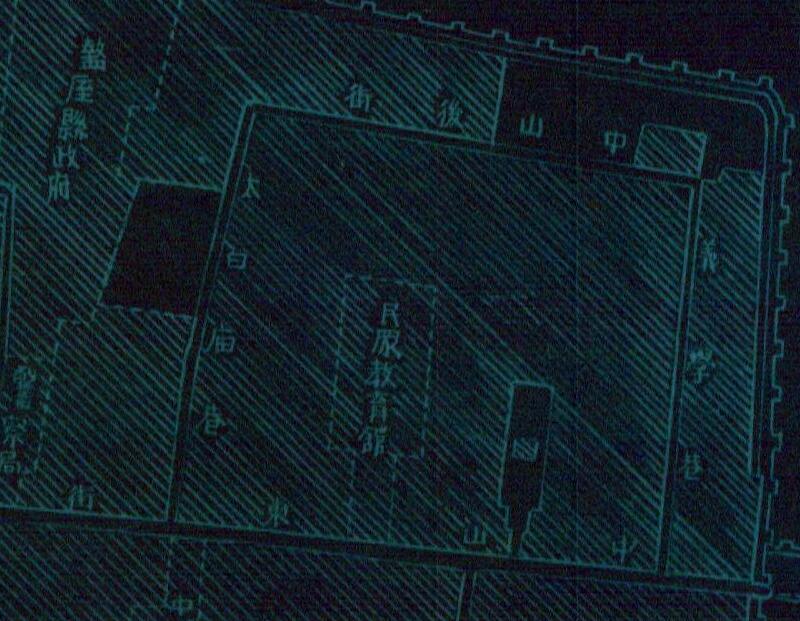 1943年周至县《盩厔县城》图预览图1