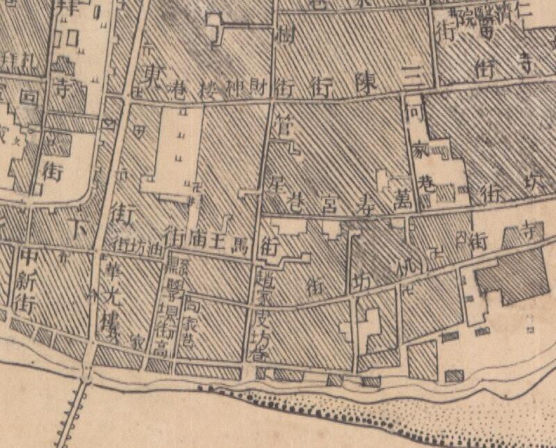 1948年四川《阆中县城厢图》预览图1