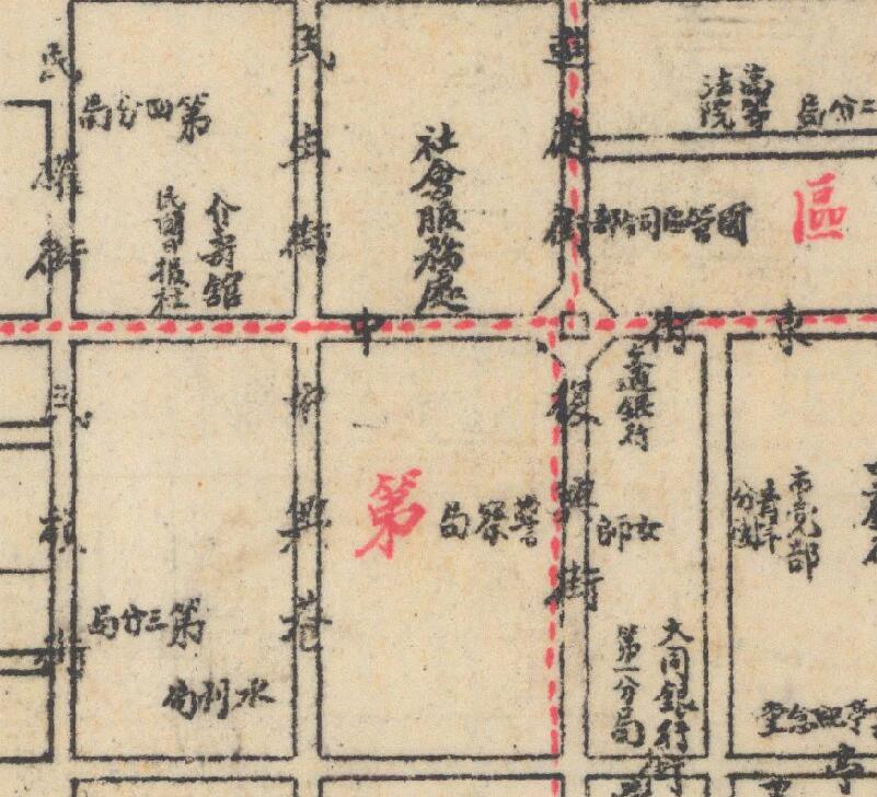 民国:《宁夏省银川市区域图》预览图2 民国:《宁夏省银川市区域图》预览图2