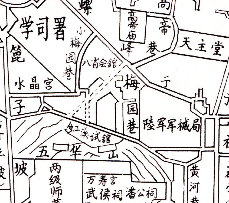 清末《昆明街道图》预览图2