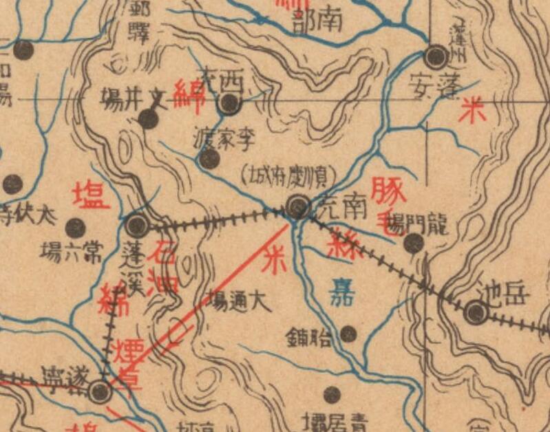 民国：《四川省全图》预览图2