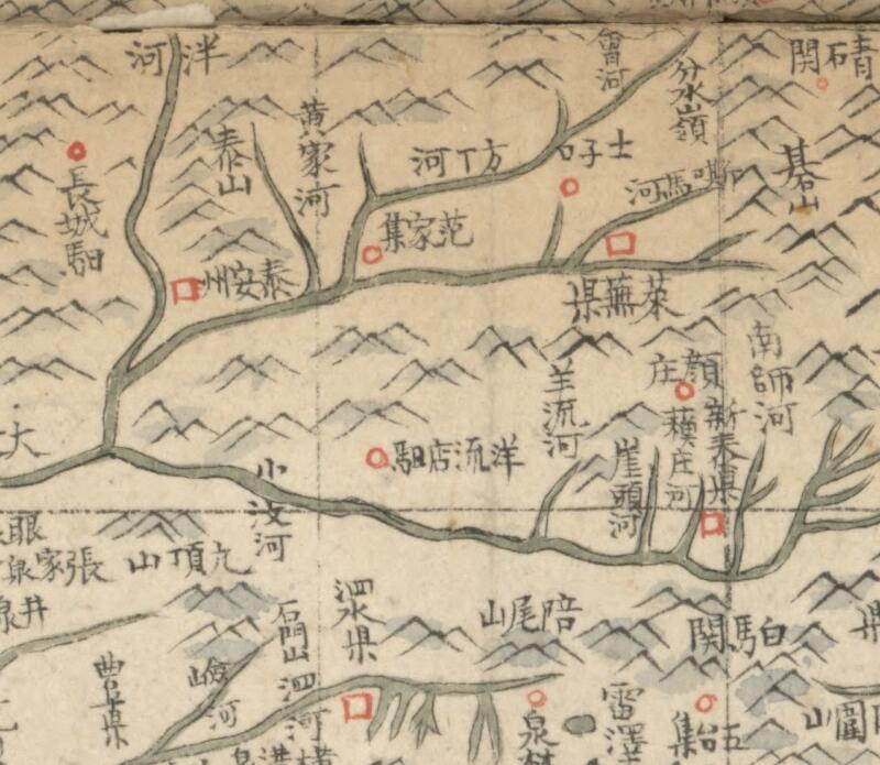 1693–1722年《山东舆图》预览图2 1693–1722年《山东舆图》预览图2
