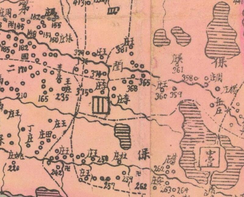 1941年《宁夏省金积县图》预览图2