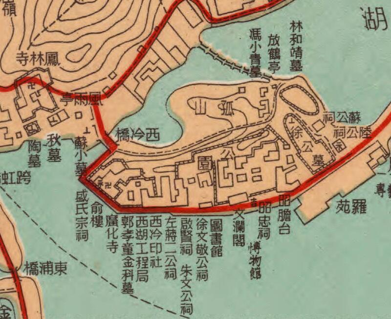 1946年《最新杭州市地图》预览图3 1946年《最新杭州市地图》预览图3