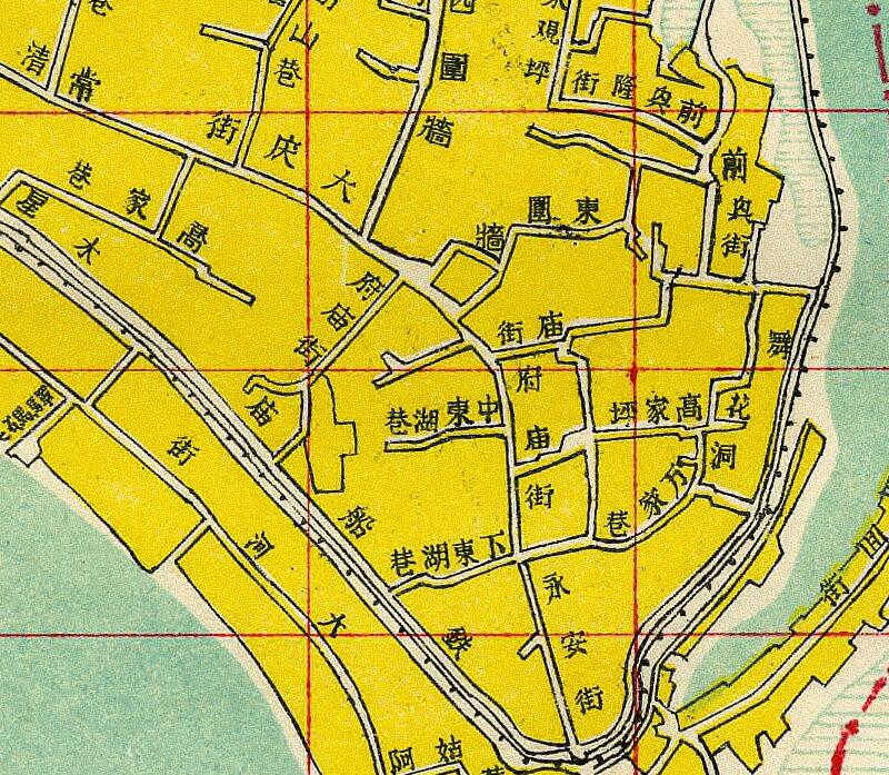 1947年《常德县城地籍一览图》预览图3
