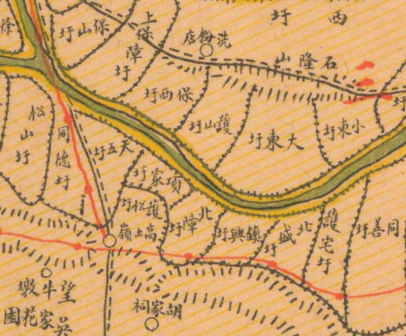 民国：《安徽望江县全图》预览图3