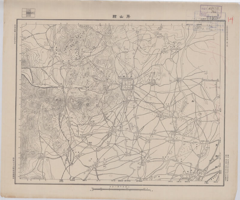 1936年《直隶省地形图》25000分1预览图3