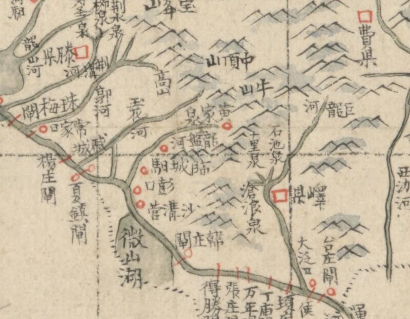 1693–1722年《山东舆图》预览图3 1693–1722年《山东舆图》预览图3