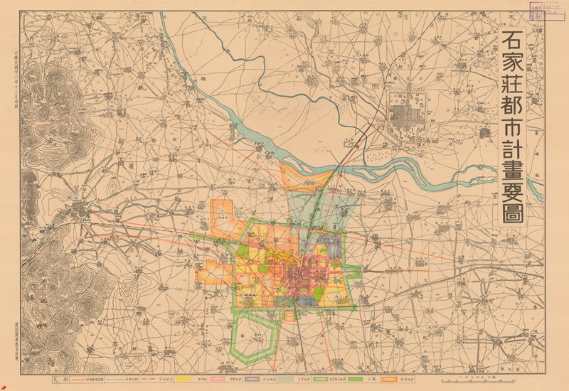 1939年《石家庄都市计画要图》预览图