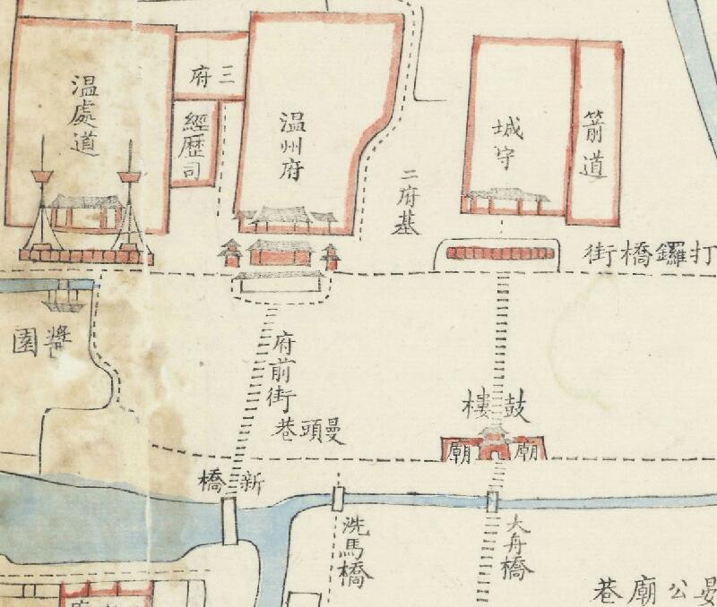1860年《温州城图》预览图2