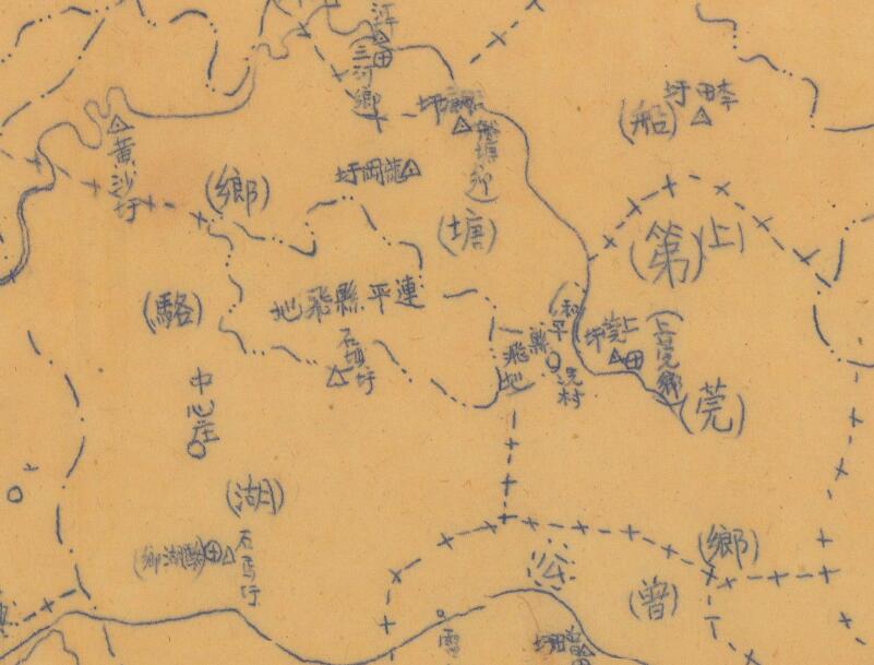 1941年《河源县区乡镇划分图》预览图2