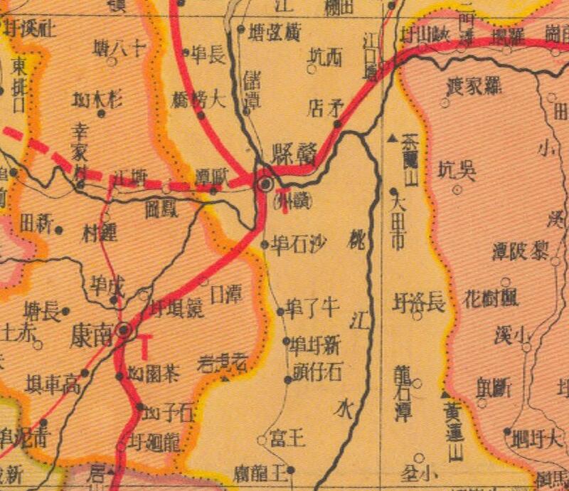 1938年《江西省明细地图》预览图3 1938年《江西省明细地图》预览图3