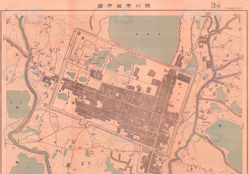 1948年《银川市城市图》缩略图