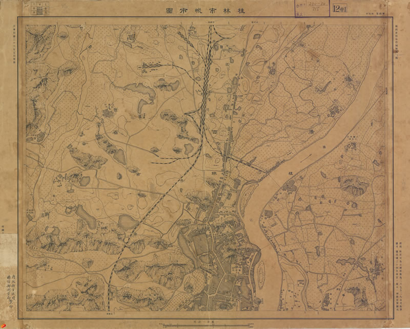 1947年《桂林巿城巿图》预览图 1947年《桂林巿城巿图》预览图