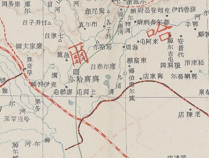 1905年《黑龙江省》地图预览图1