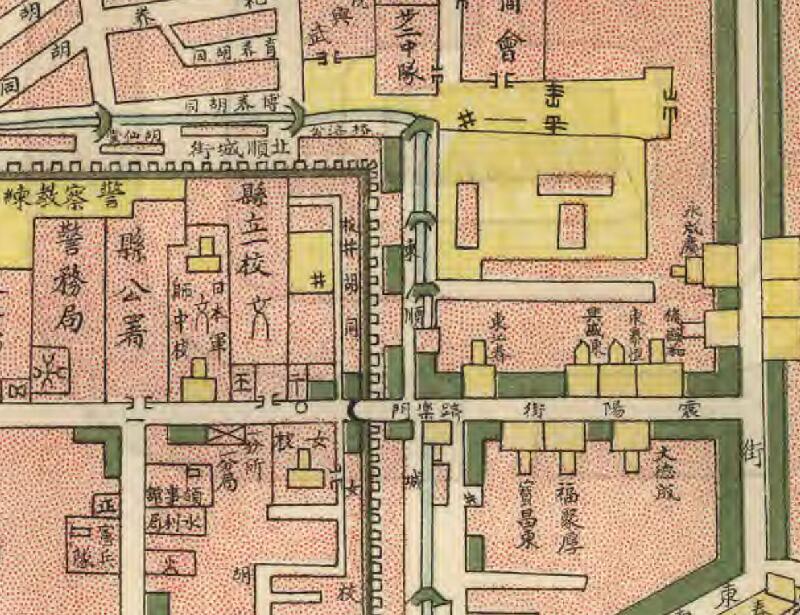1935年《通化县街市全图》预览图1