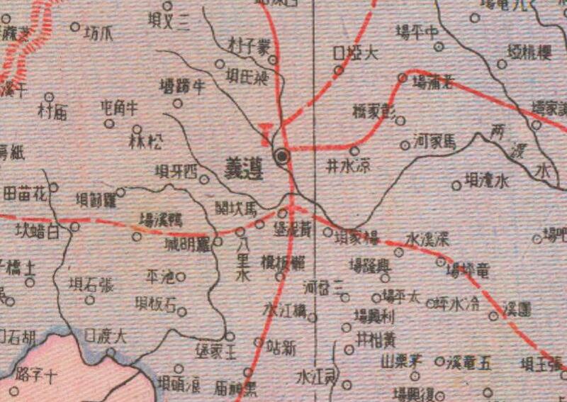 1943年《贵州省明细地图》预览图2