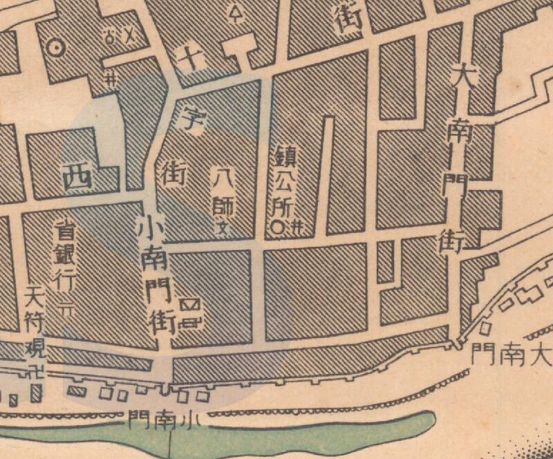 1949年湖北《郧县城市图》预览图2